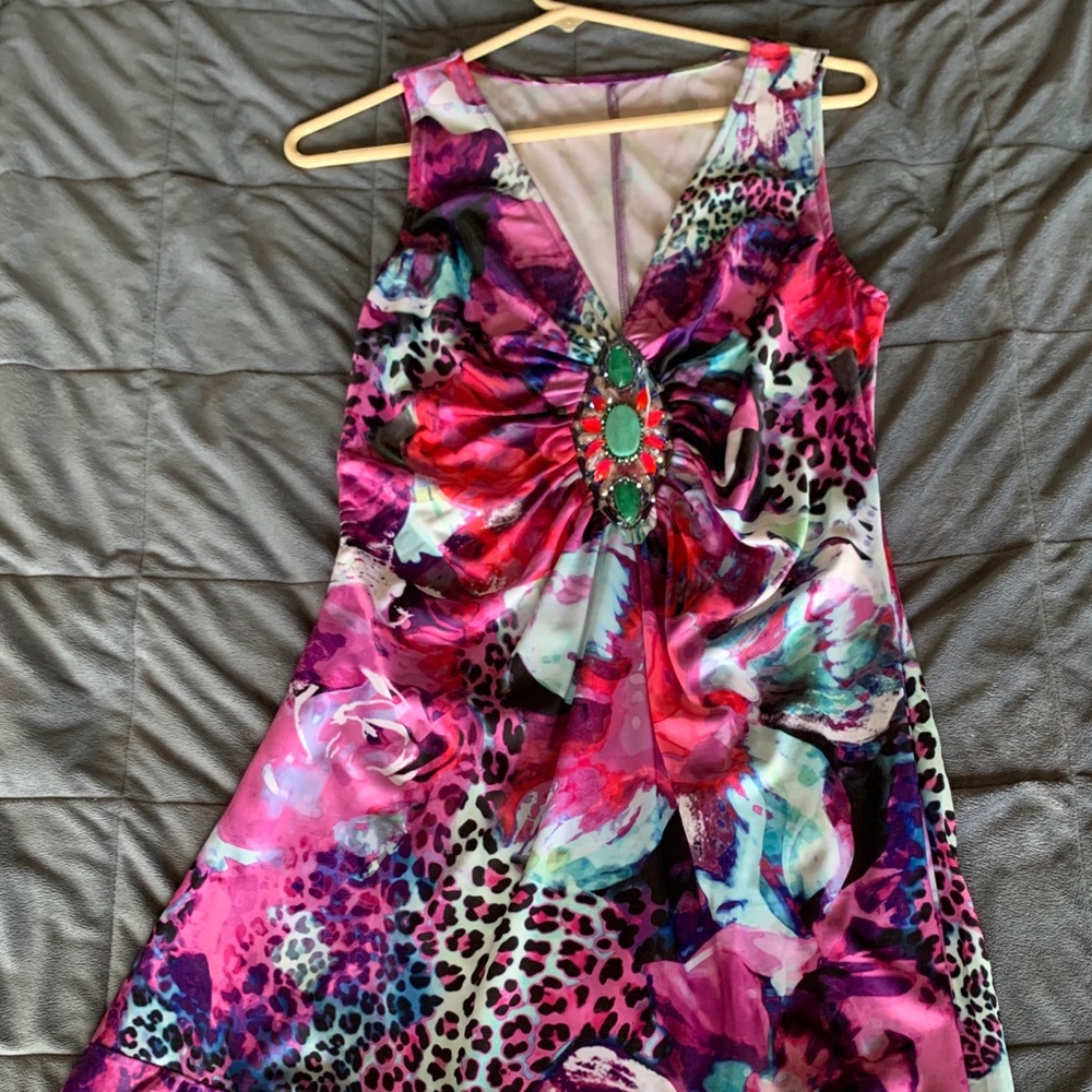 Fluchia floral dress